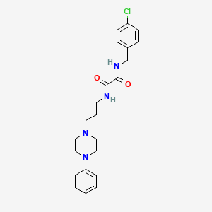 N1-(4-chlorobenzyl)-N2-(3-(4-phenylpiperazin-1-yl)propyl)oxalamide