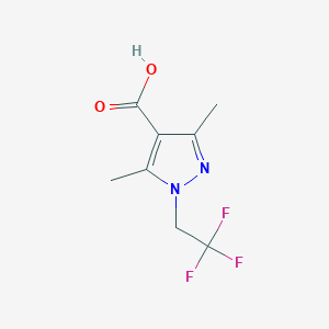 3,5-Dimethyl-1-(2,2,2-trifluoroethyl)-1H-pyrazole-4-carboxylic acid