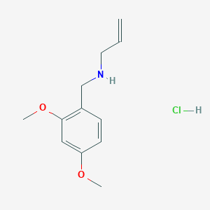molecular formula C12H18ClNO2 B2783471 [(2,4-Dimethoxyphenyl)methyl](prop-2-en-1-yl)amine hydrochloride CAS No. 1158497-72-3