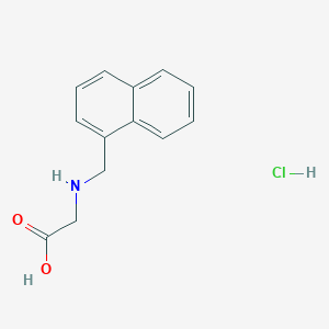 molecular formula C13H14ClNO2 B2783472 2-((Naphthalen-1-ylmethyl)amino)acetic acid hcl CAS No. 79823-93-1