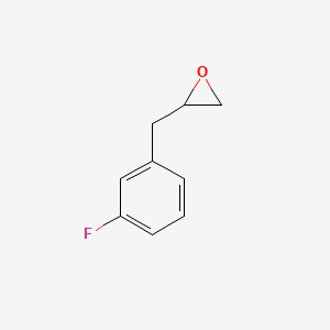 molecular formula C9H9FO B2783473 2-[(3-Fluorophenyl)methyl]oxirane CAS No. 62826-44-2