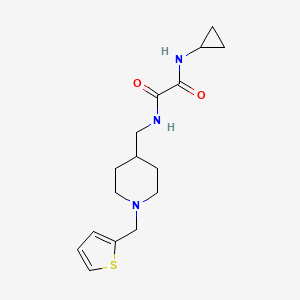 N1-cyclopropyl-N2-((1-(thiophen-2-ylmethyl)piperidin-4-yl)methyl)oxalamide