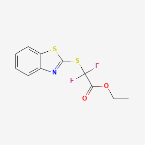 Ethyl 2-(1,3-benzothiazol-2-ylsulfanyl)-2,2-difluoroacetate