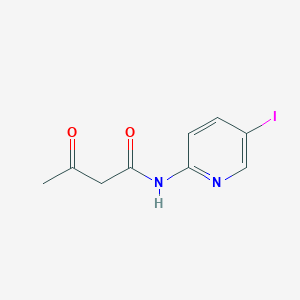 N-(5-iodo-2-pyridinyl)-3-oxobutanamide