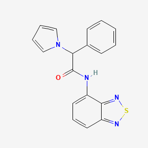 N-(benzo[c][1,2,5]thiadiazol-4-yl)-2-phenyl-2-(1H-pyrrol-1-yl)acetamide