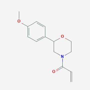 1-[2-(4-Methoxyphenyl)morpholin-4-yl]prop-2-en-1-one