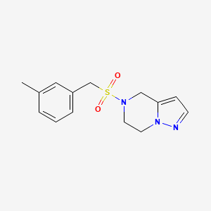 5-((3-Methylbenzyl)sulfonyl)-4,5,6,7-tetrahydropyrazolo[1,5-a]pyrazine
