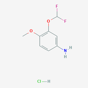 3-(Difluoromethoxy)-4-methoxyaniline hydrochloride