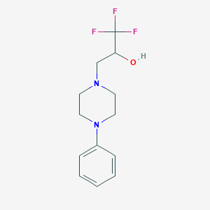 1,1,1-Trifluoro-3-(4-phenylpiperazin-1-yl)propan-2-ol