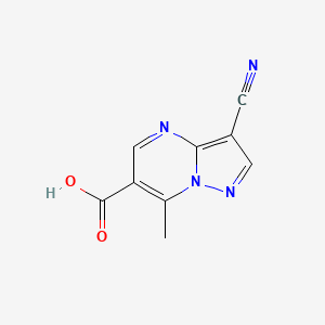 3-Cyano-7-methylpyrazolo[1,5-a]pyrimidine-6-carboxylic acid