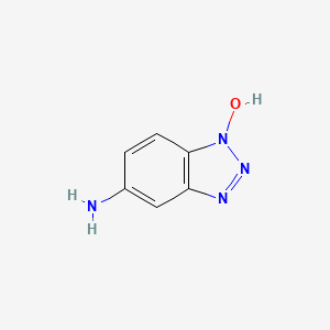 molecular formula C6H6N4O B2783745 1-羟基苯并三唑-5-胺 CAS No. 352643-36-8