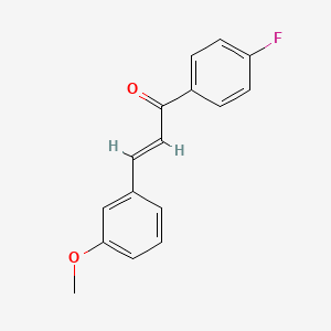 molecular formula C16H13FO2 B2783775 (2E)-1-(4-fluorophenyl)-3-(3-methoxyphenyl)prop-2-en-1-one CAS No. 1381931-15-2
