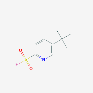 molecular formula C9H12FNO2S B2783787 5-叔丁基吡啶-2-磺酰氟 CAS No. 2253639-67-5