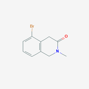 B2783806 5-Bromo-2-methyl-1,2,3,4-tetrahydroisoquinolin-3-one CAS No. 1392491-58-5