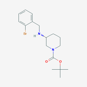 molecular formula C17H25BrN2O2 B2783851 (R)-tert-Butyl 3-(2-bromobenzylamino)piperidine-1-carboxylate CAS No. 1286209-28-6