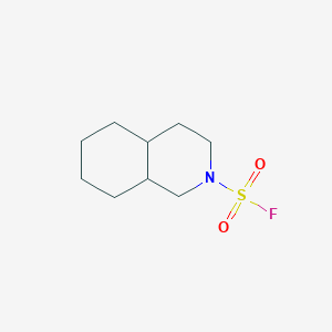 molecular formula C9H16FNO2S B2783865 3,4,4a,5,6,7,8,8a-八氢-1H-异喹啉-2-磺酰氟 CAS No. 2287279-79-0