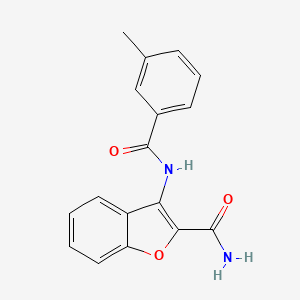 B2783869 3-(3-Methylbenzamido)benzofuran-2-carboxamide CAS No. 477510-83-1