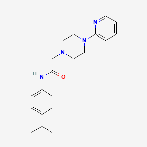 B2783877 N-[4-(propan-2-yl)phenyl]-2-[4-(pyridin-2-yl)piperazin-1-yl]acetamide CAS No. 303091-94-3