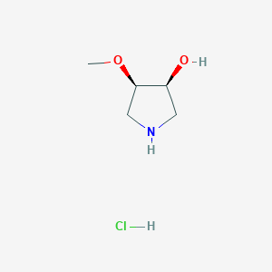 (3S,4R)-4-methoxypyrrolidin-3-ol hydrochloride