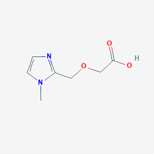 2-[(1-methyl-1H-imidazol-2-yl)methoxy]acetic acid