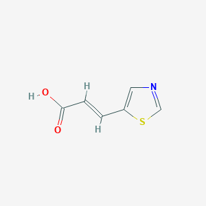 2-Propenoic acid, 3-(5-thiazolyl)-