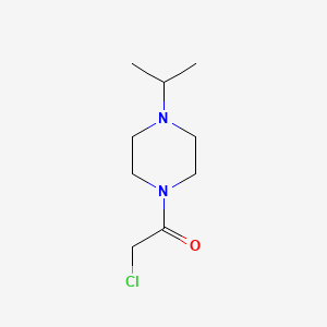 molecular formula C9H17ClN2O B2783986 2-Chloro-1-(4-isopropylpiperazin-1-yl)ethanone CAS No. 185547-14-2; 188113-69-1