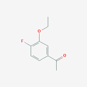 molecular formula C10H11FO2 B2783995 1-(3-Ethoxy-4-fluorophenyl)ethanone CAS No. 1378655-34-5