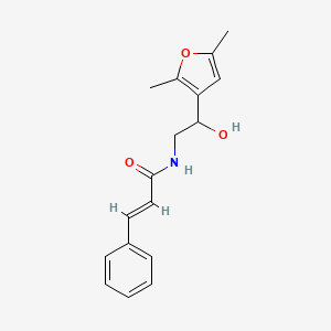 molecular formula C17H19NO3 B2784014 N-(2-(2,5-dimethylfuran-3-yl)-2-hydroxyethyl)cinnamamide CAS No. 2321336-40-5