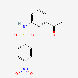 N-(3-acetylphenyl)-4-nitrobenzenesulfonamide