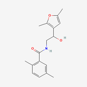 molecular formula C17H21NO3 B2784051 N-(2-(2,5-dimethylfuran-3-yl)-2-hydroxyethyl)-2,5-dimethylbenzamide CAS No. 2309217-89-6