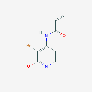 molecular formula C9H9BrN2O2 B2784066 N-(3-bromo-2-methoxypyridin-4-yl)prop-2-enamide CAS No. 2396580-29-1