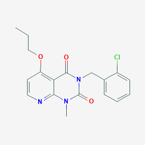 3-(2-chlorobenzyl)-1-methyl-5-propoxypyrido[2,3-d]pyrimidine-2,4(1H,3H)-dione