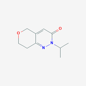 molecular formula C10H14N2O2 B2784199 2-(propan-2-yl)-2H,3H,5H,7H,8H-pyrano[4,3-c]pyridazin-3-one CAS No. 2097900-72-4
