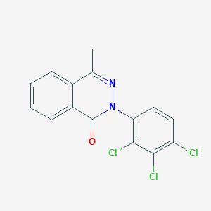 molecular formula C15H9Cl3N2O B2784200 4-methyl-2-(2,3,4-trichlorophenyl)-1(2H)-phthalazinone CAS No. 672951-11-0