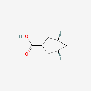 molecular formula C7H10O2 B2784281 Rel-(1R,3r,5S)-bicyclo[3.1.0]hexane-3-carboxylic acid CAS No. 1777-45-3