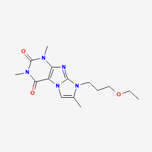 6-(3-Ethoxypropyl)-2,4,7-trimethylpurino[7,8-a]imidazole-1,3-dione