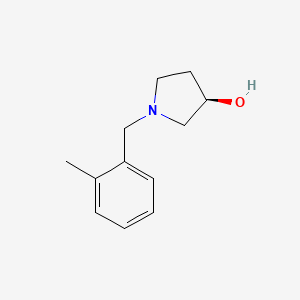 molecular formula C12H17NO B2784338 (R)-1-(2-Methylbenzyl)pyrrolidin-3-ol CAS No. 1289585-16-5