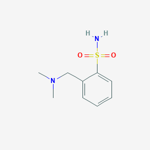 molecular formula C9H14N2O2S B2784341 2-[(Dimethylamino)methyl]benzene-1-sulfonamide CAS No. 1094713-95-7