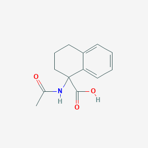 molecular formula C13H15NO3 B2784356 1-Acetamido-1,2,3,4-tetrahydronaphthalene-1-carboxylic acid CAS No. 1251924-59-0
