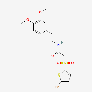 molecular formula C16H18BrNO5S2 B2784368 C16H18BrNO5S2 CAS No. 1021046-89-8