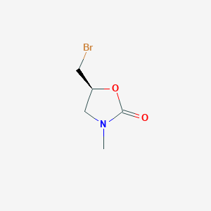 molecular formula C5H8BrNO2 B2784399 (S)-5-Bromomethyl-3-Methyl-Oxazolidin-2-One CAS No. 2102411-12-9