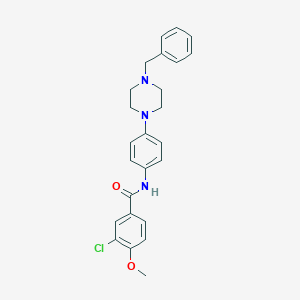 N-[4-(4-benzylpiperazin-1-yl)phenyl]-3-chloro-4-methoxybenzamide