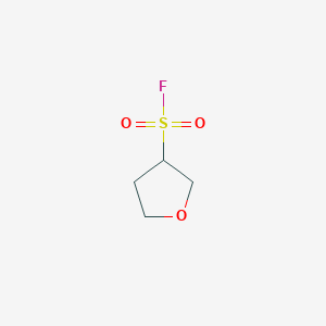 molecular formula C4H7FO3S B2784403 Oxolane-3-sulfonyl fluoride CAS No. 2137735-38-5