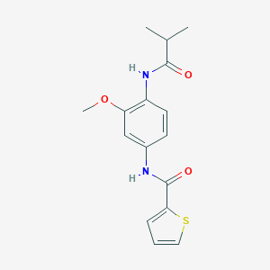 N-[4-(isobutyrylamino)-3-methoxyphenyl]-2-thiophenecarboxamide