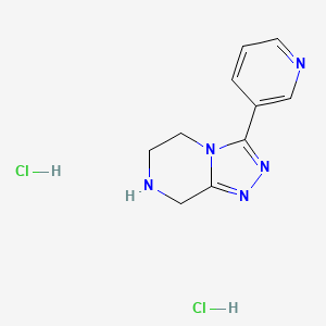 3-{5H,6H,7H,8H-[1,2,4]triazolo[4,3-a]pyrazin-3-yl}pyridine dihydrochloride
