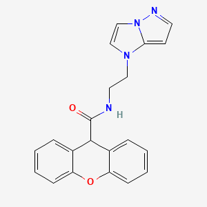 N-(2-(1H-imidazo[1,2-b]pyrazol-1-yl)ethyl)-9H-xanthene-9-carboxamide