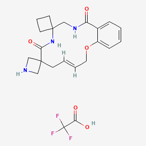 molecular formula C22H26F3N3O5 B2784475 CID 154879096 CAS No. 2648972-79-4