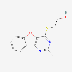 2-((2-Methylbenzofuro[3,2-d]pyrimidin-4-yl)thio)ethanol