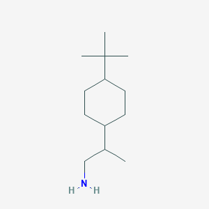 molecular formula C13H27N B2784497 2-(4-Tert-butylcyclohexyl)propan-1-amine CAS No. 1783975-43-8