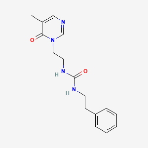 1-(2-(5-methyl-6-oxopyrimidin-1(6H)-yl)ethyl)-3-phenethylurea